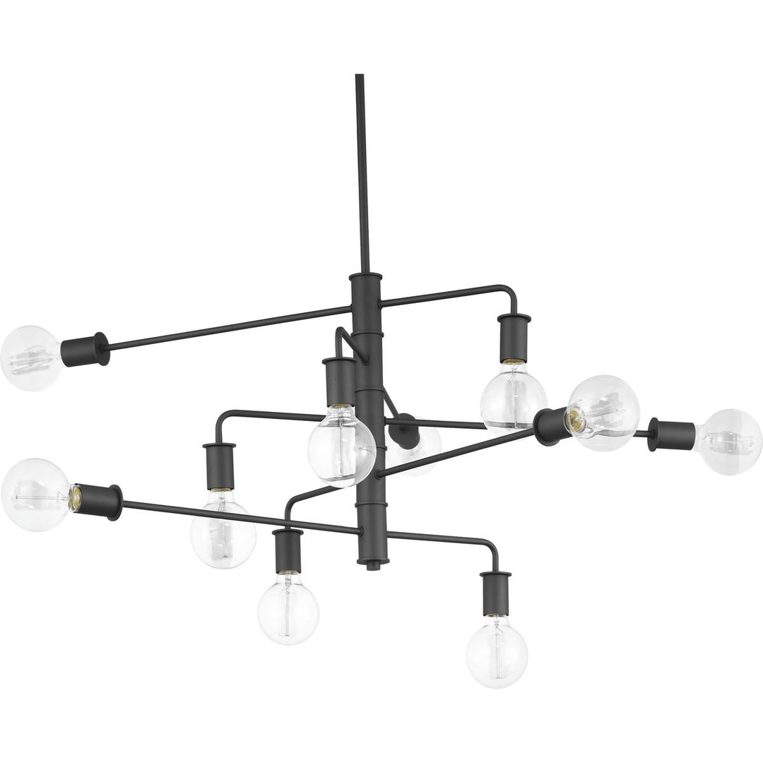10-60W MED CHANDELIER Graphite