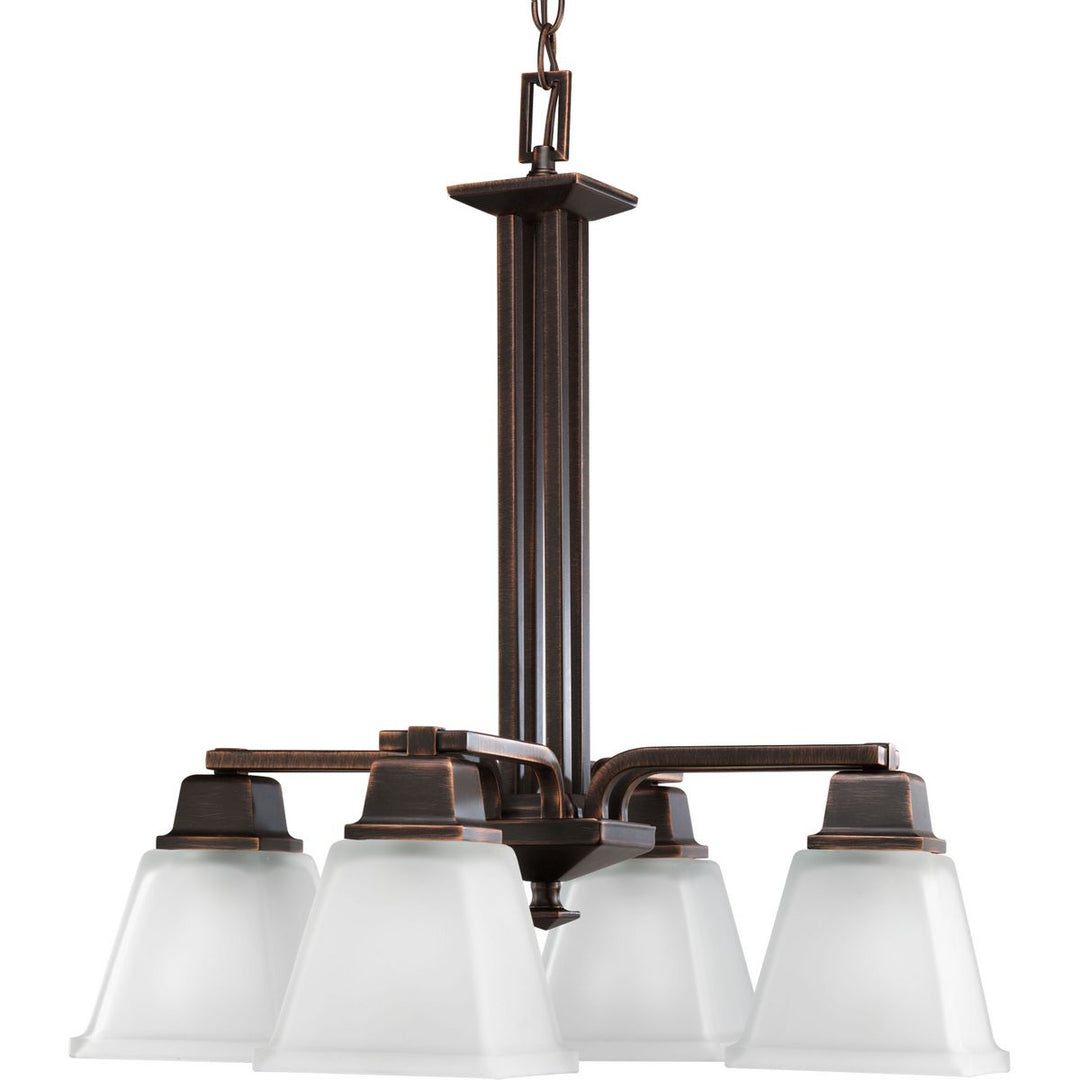 4-100W MED DOWN CHAND Venetian Bronze