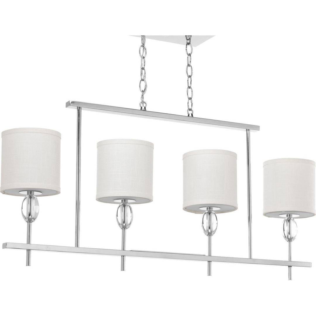 4-75W MED LINEAR Polished Chrome