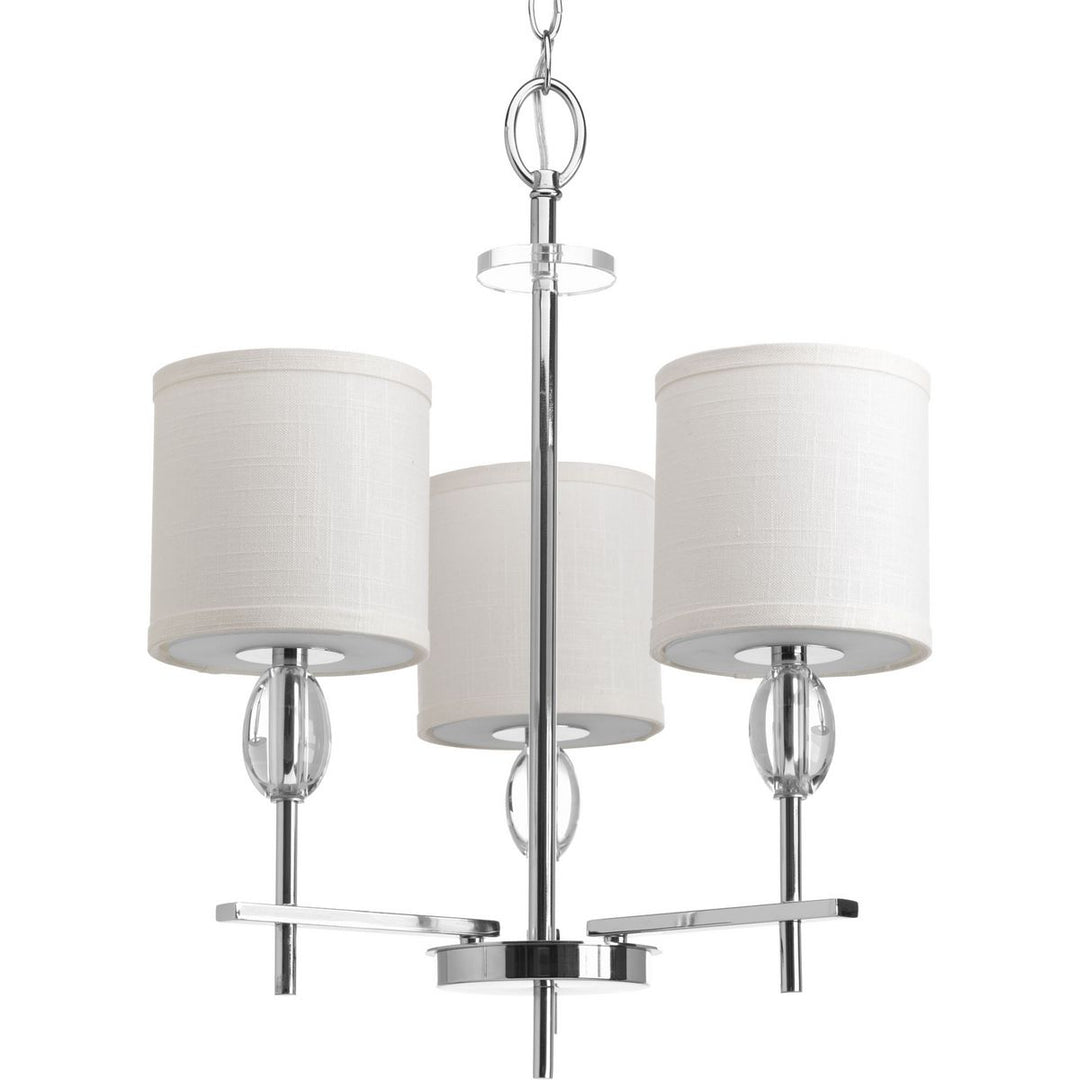 3-75W MED CHANDELIER Polished Chrome