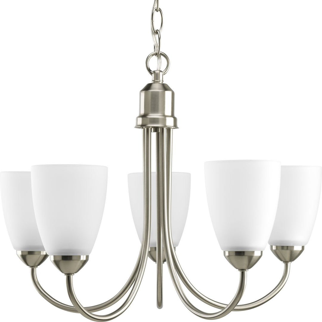 P4441-09 5-100W MED CHANDELIER