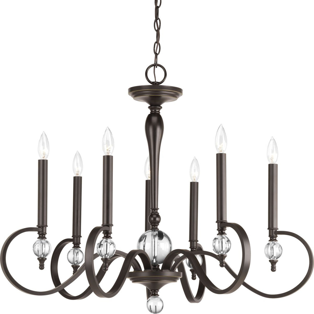 P4616-20 7-60W CAND CHANDELIER