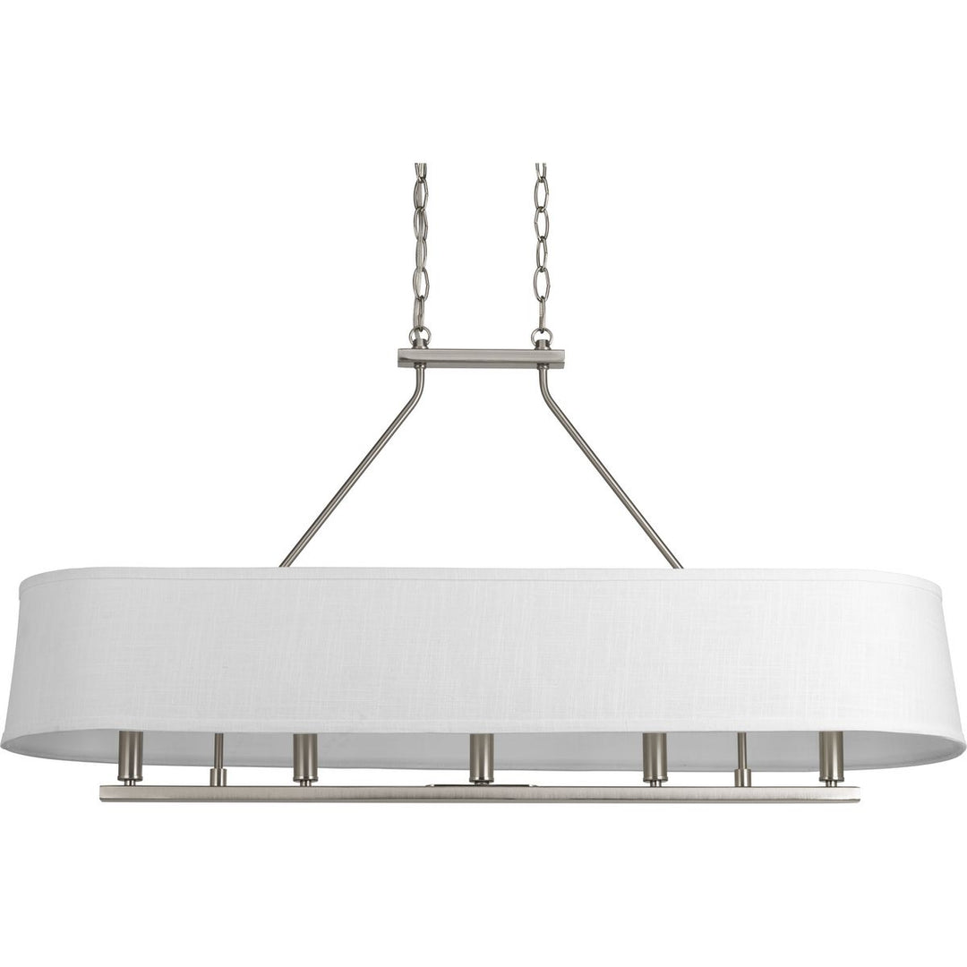 5-60W CAND LINEAR CHANDELIER Gray