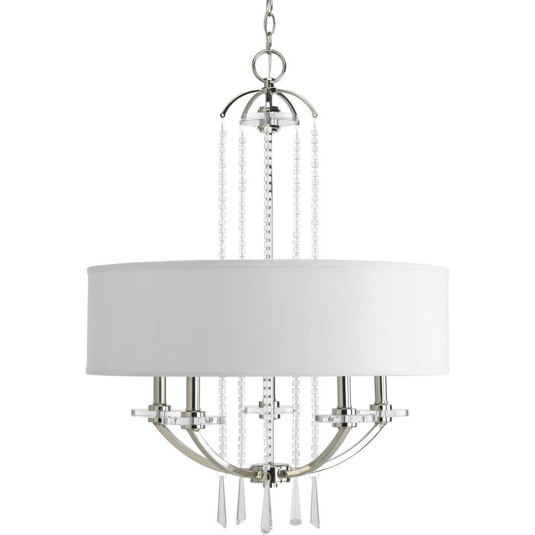 Nissé 5-60W CAND CHANDELIER PB