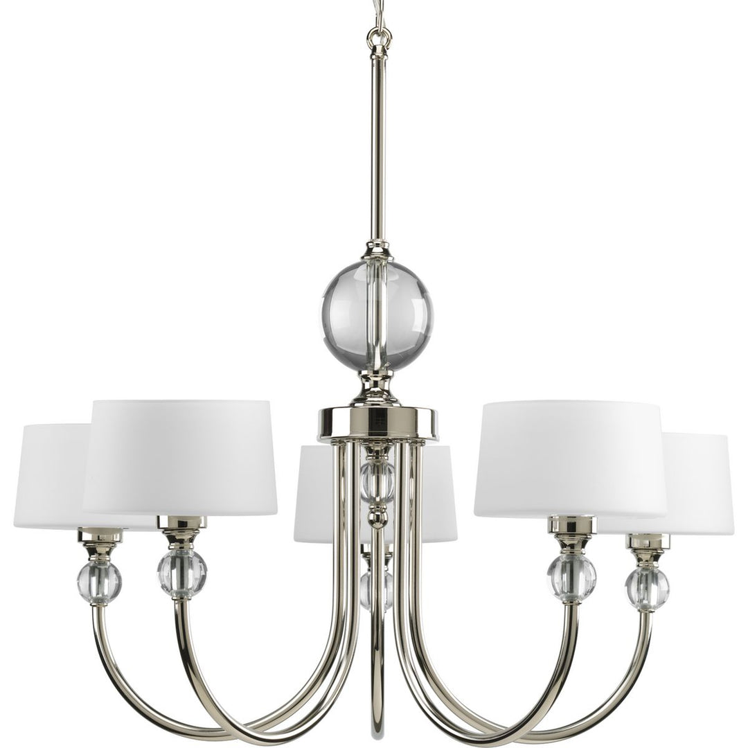 Fortune 5-60W CAND CHANDELIER PB