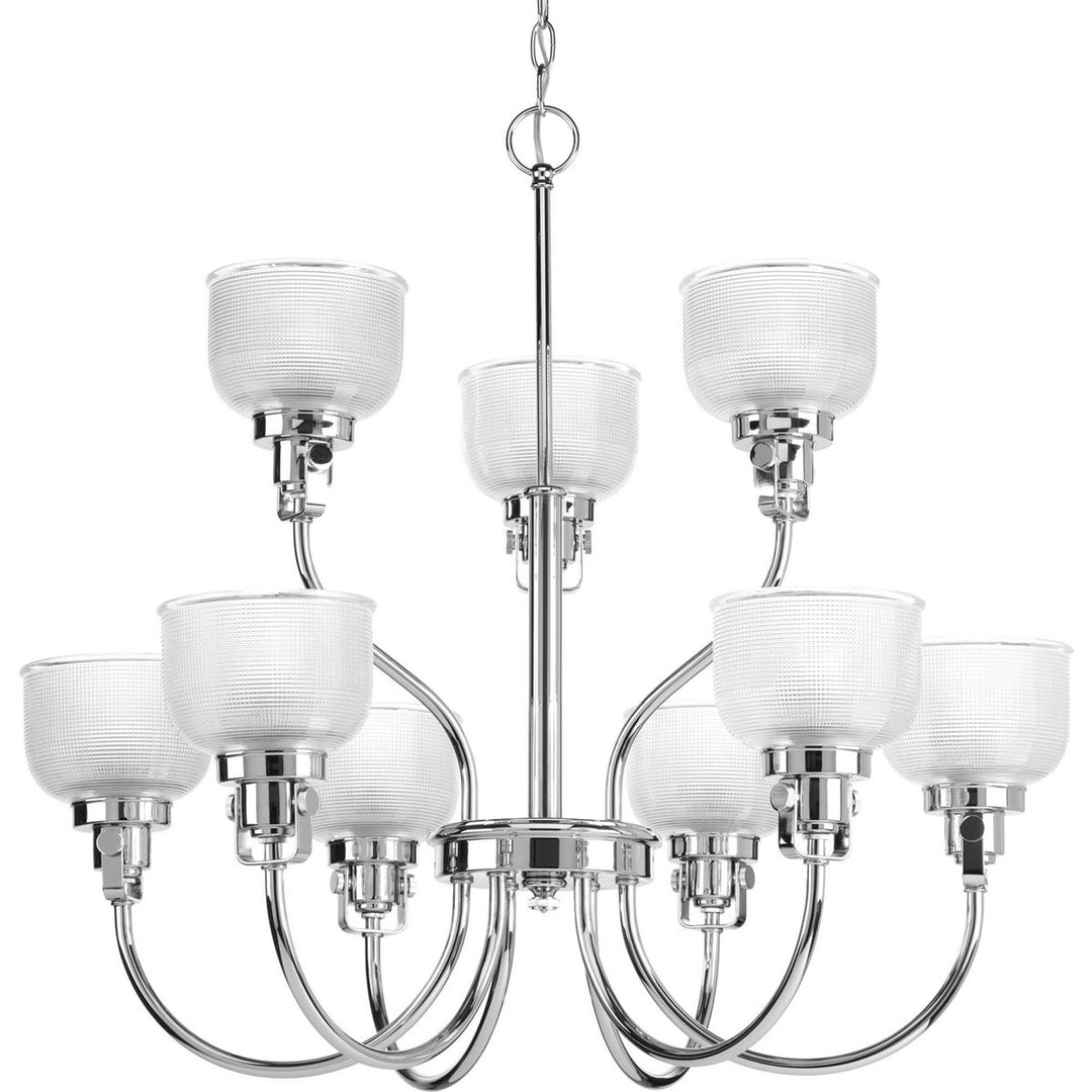 Archie 9-100W MED CHANDELIER PC