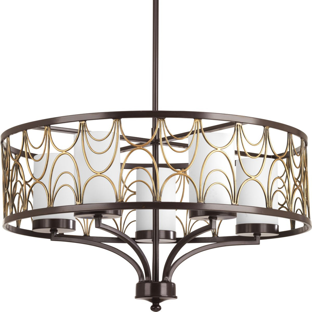 P4700-20 5-100W MED CHANDELIER