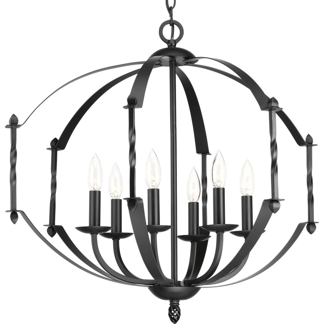 P4711-31 6-60W CAND CHANDELIER