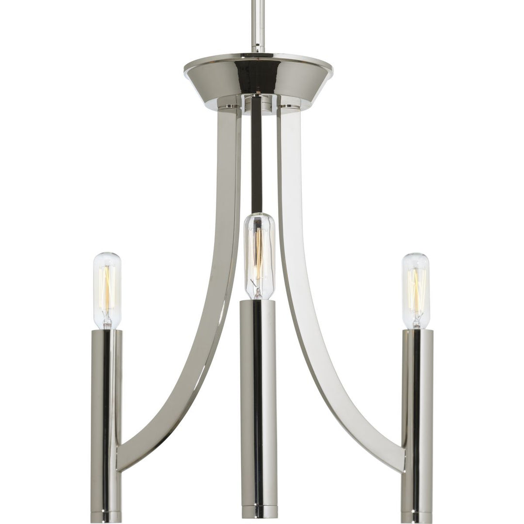 Draper 3-60W CAND CHANDELIER PB