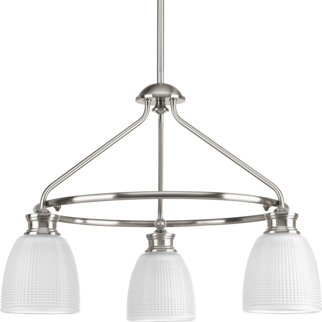 Lucky 3-100W MED CHANDELIER Gray