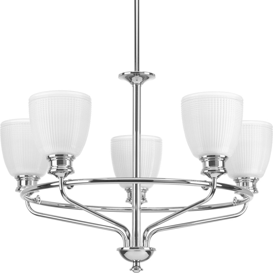 Lucky 5-100W MED CHANDELIER PC