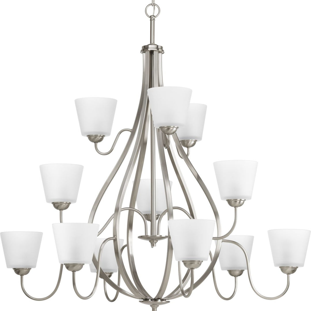 P4748-09 12-75W MED CHANDELIER