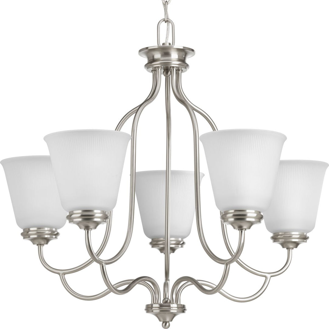 Keats 5-100W MED CHANDELIER Gray