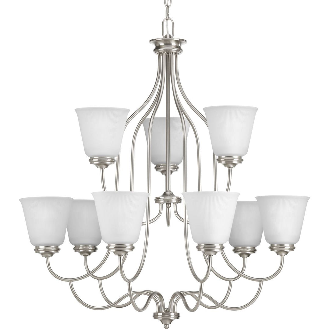 Keats 9-100W MED CHANDELIER Gray