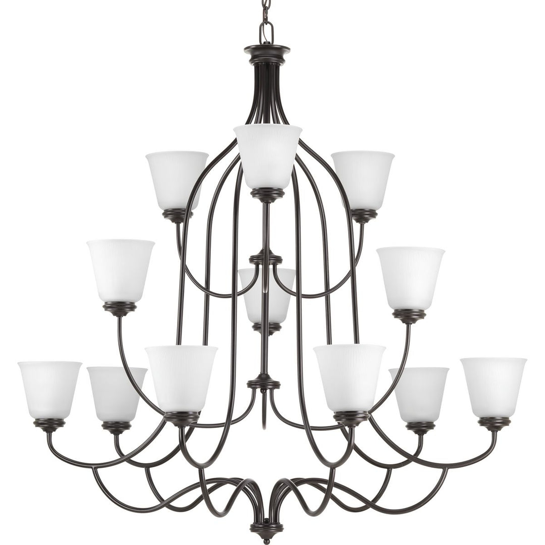 Keats 12-75W MED CHANDELIER ABZ