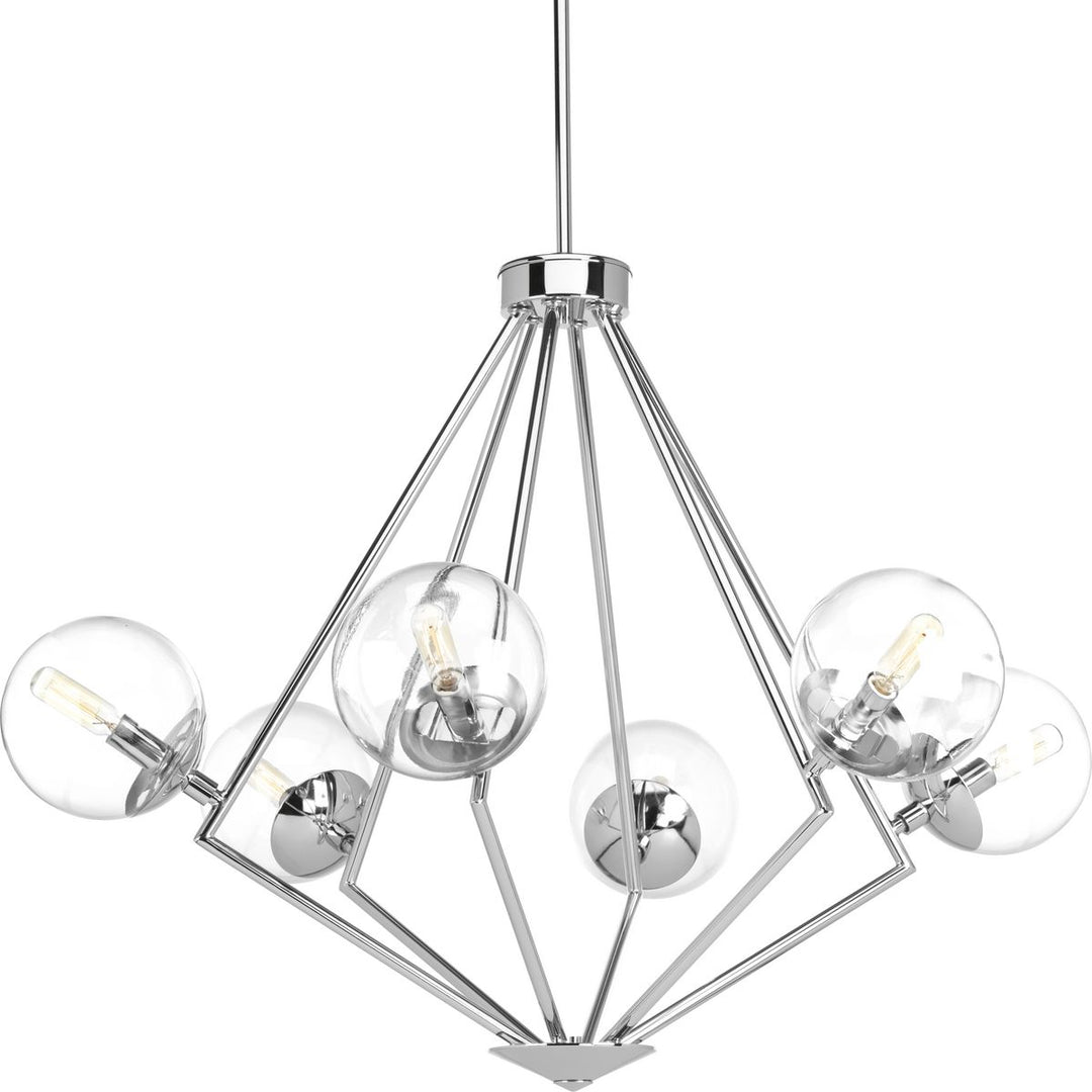 P4756-15 6-60W CAND CHANDELIER