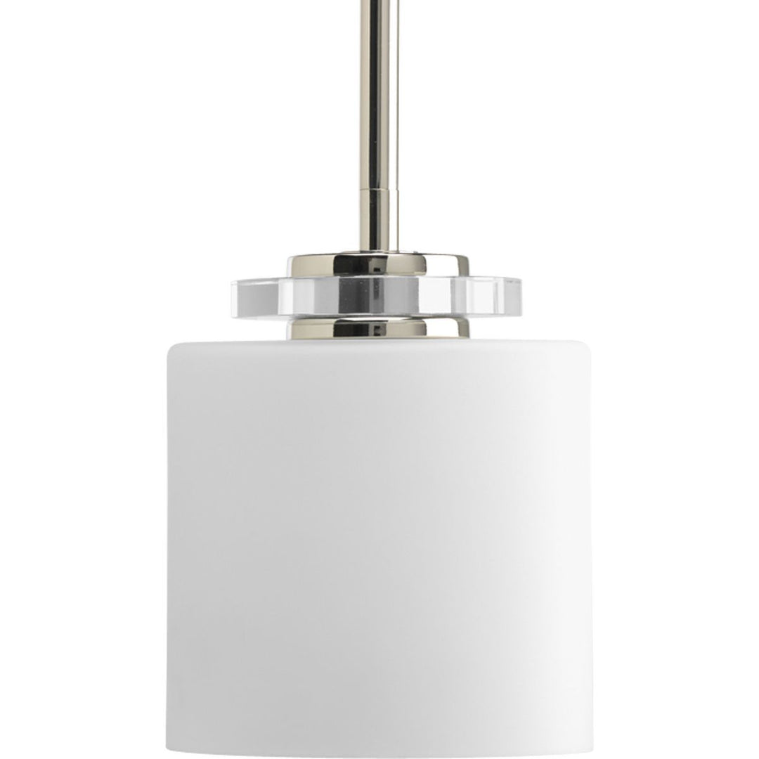 1-100W MED MINI PENDANT Polished Nickel