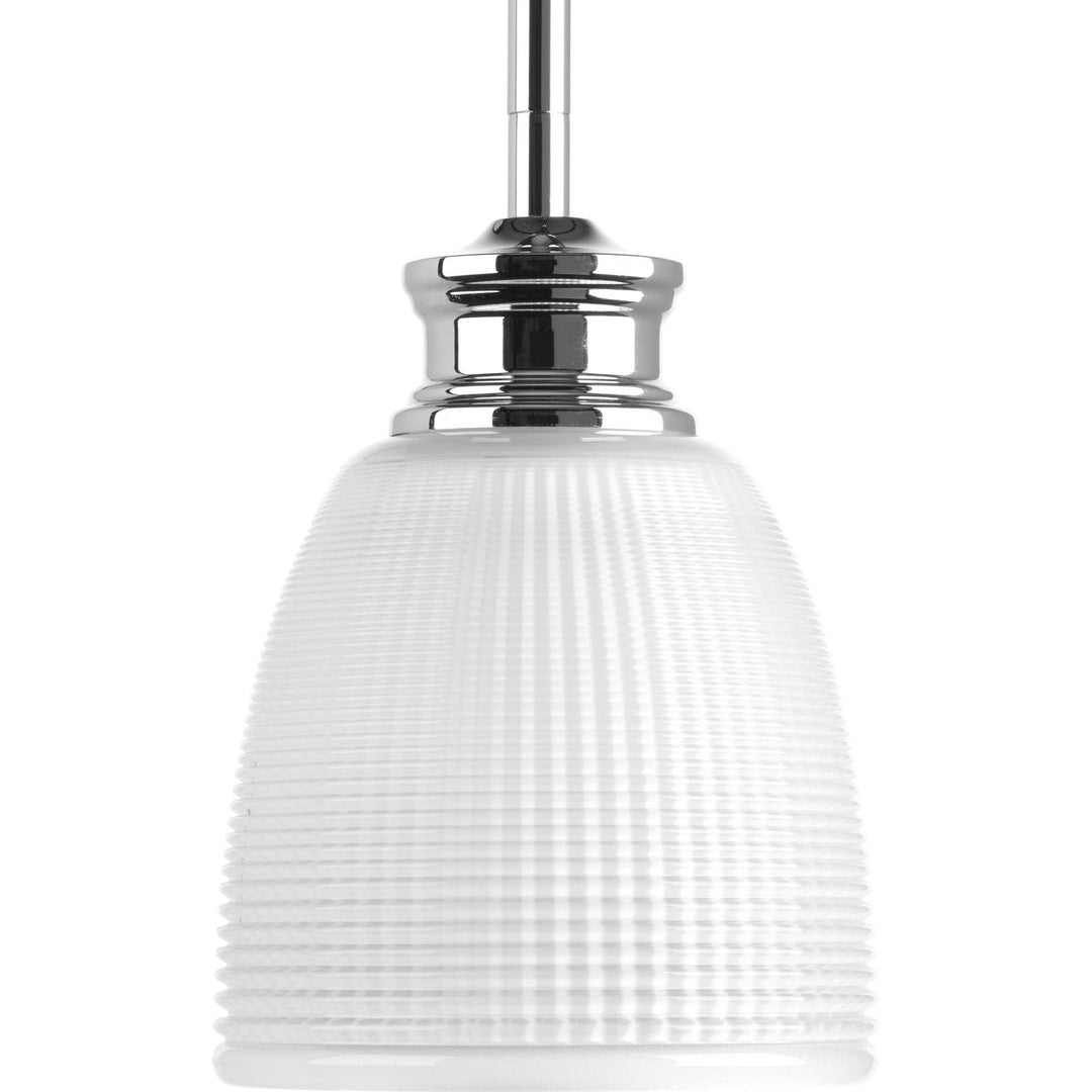 1-100W  MED MINI-PENDANT Polished Chrome