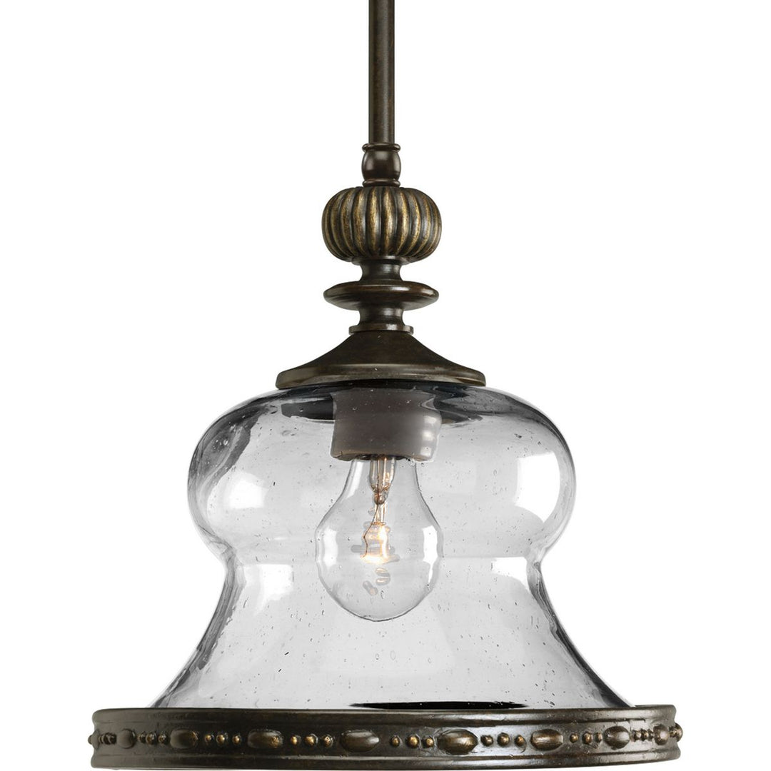 1-100W MED STEM MNT MINI-PEND BROWN