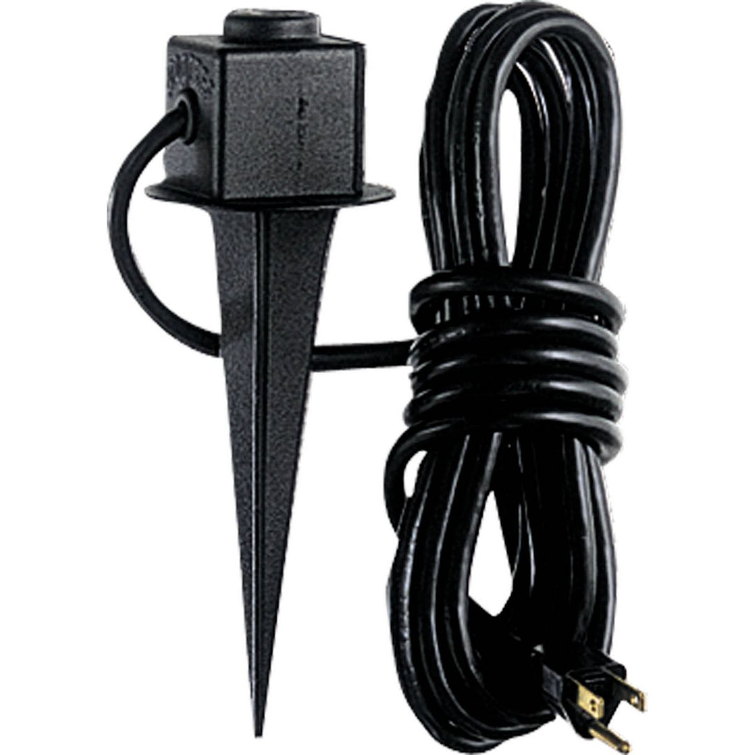 GRD SPIKE W/CORD + PLUG Black