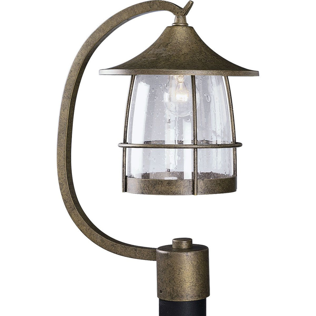 Prairie 1-100W MED POST LANTERN Brown