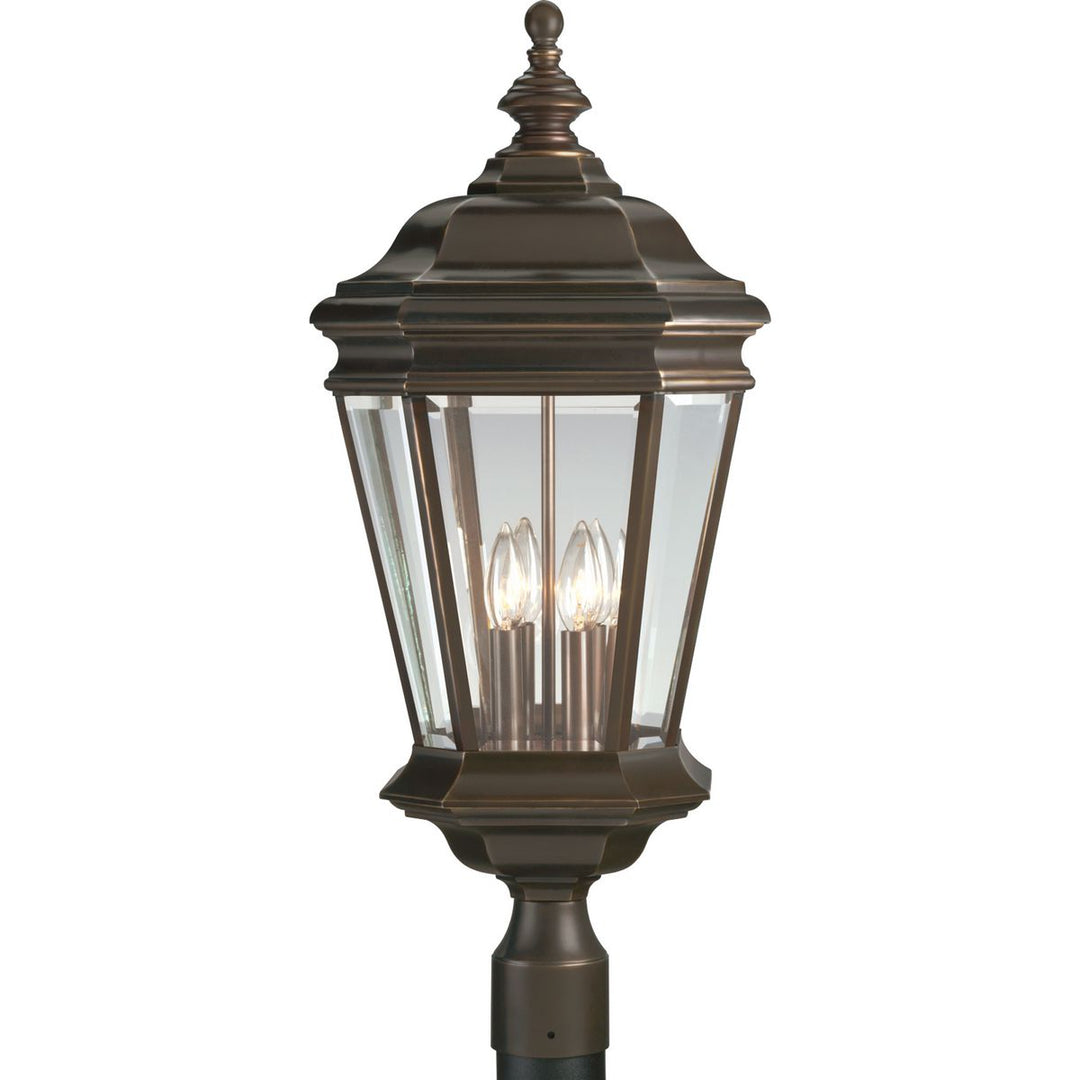 P5474-108 POST LANTERN 4-60W CAND