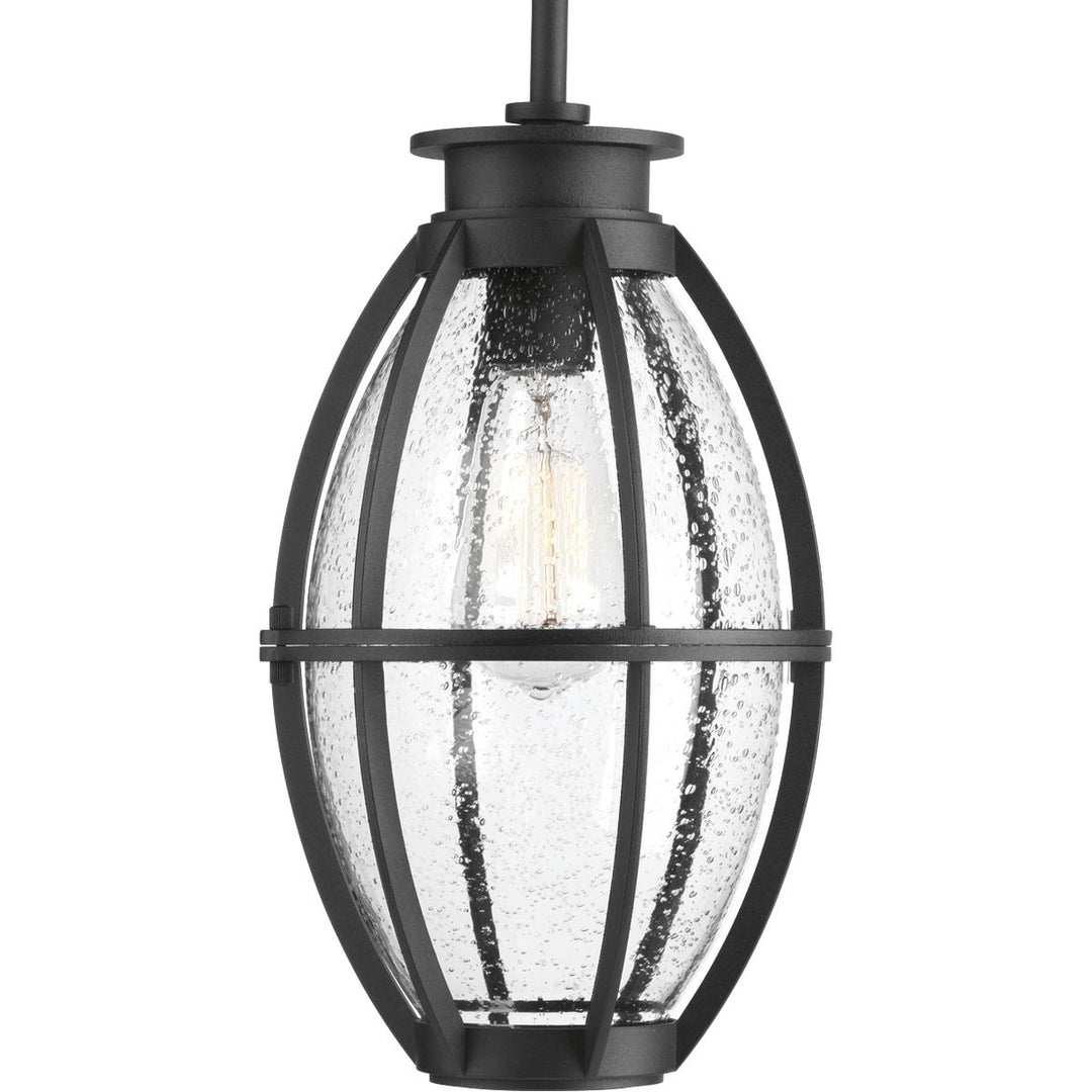 Pier 33 1-100W MED HANGING LANTERN BK