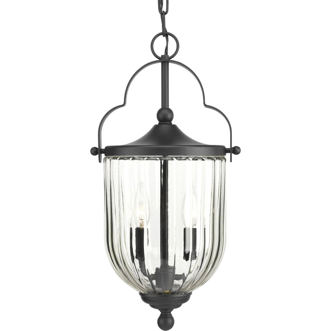 McPherson 2-60W CAND HANGING LANTERN BK