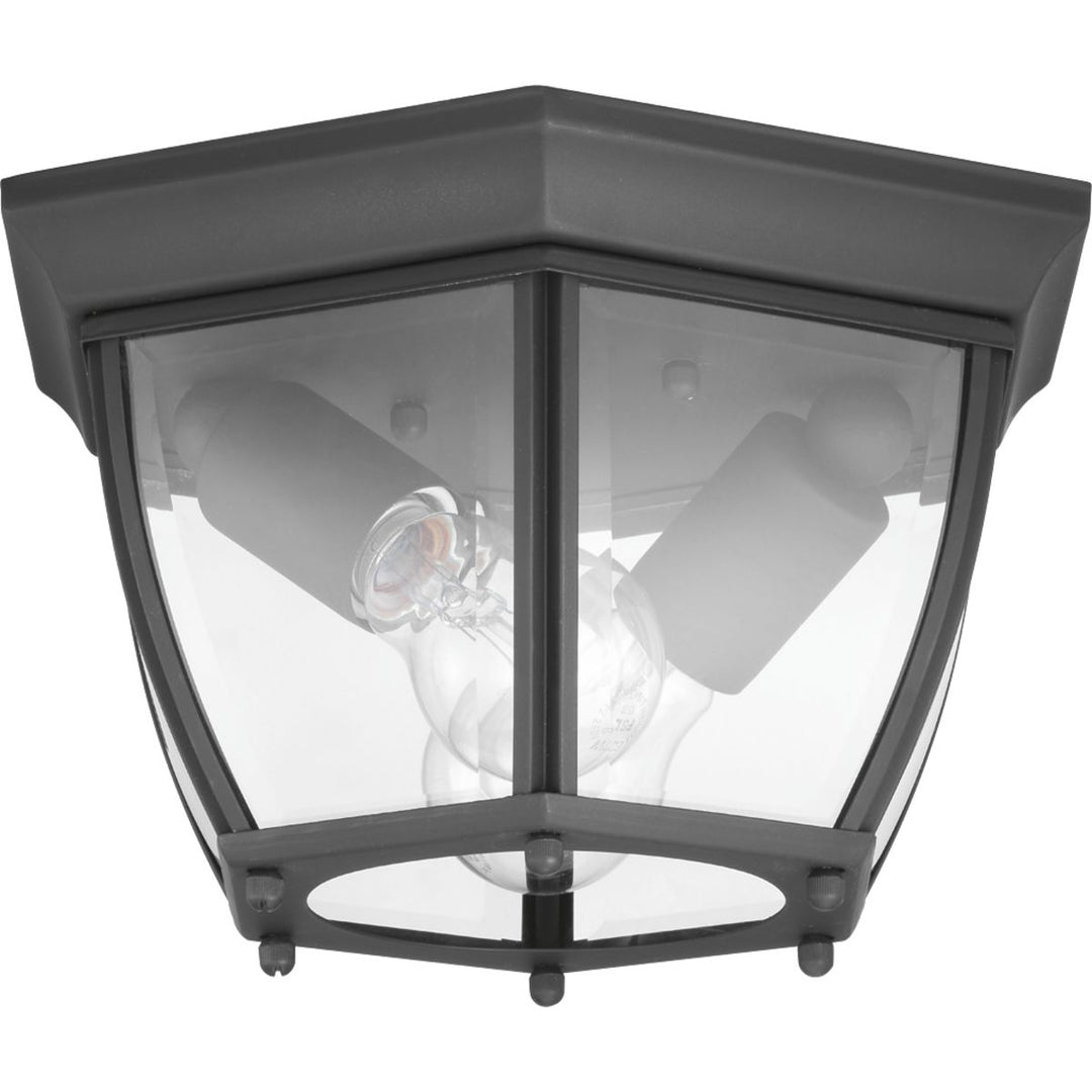 New Haven 2-60W MED FLUSH MOUNT BK