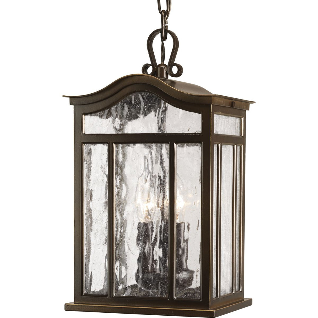 CHAIN HUNG LANTERN 3-60W CAND Brown