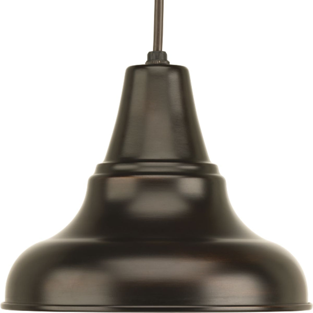 District LED Medium Hanging Lantern BZ