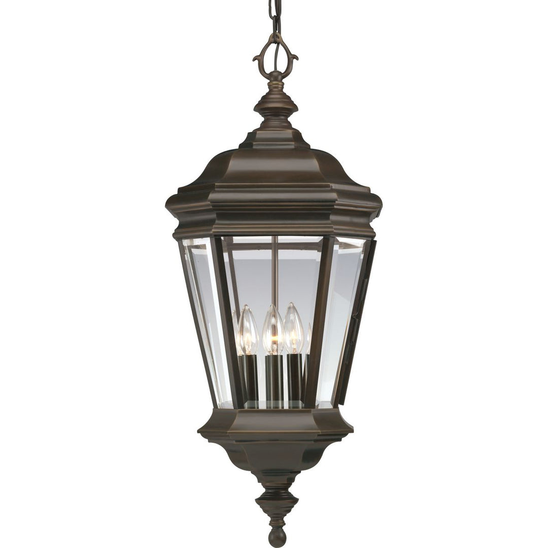 P5574-108 CHAIN HUNG LANTERN 4-60W CAND