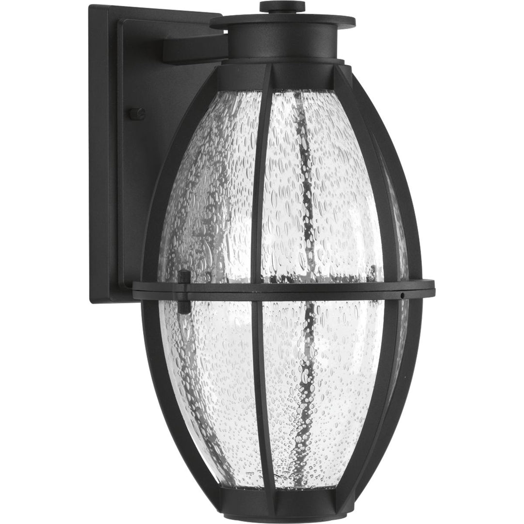 Pier 33 1-9W 3000K WALL LANTERN BK