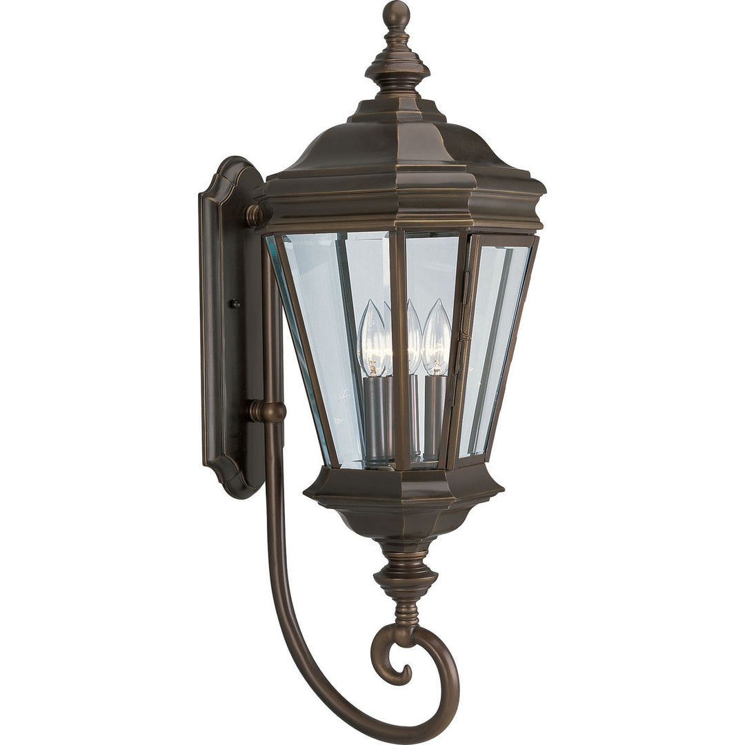 P5672-108 WALL LANTERN 3-60W CAND