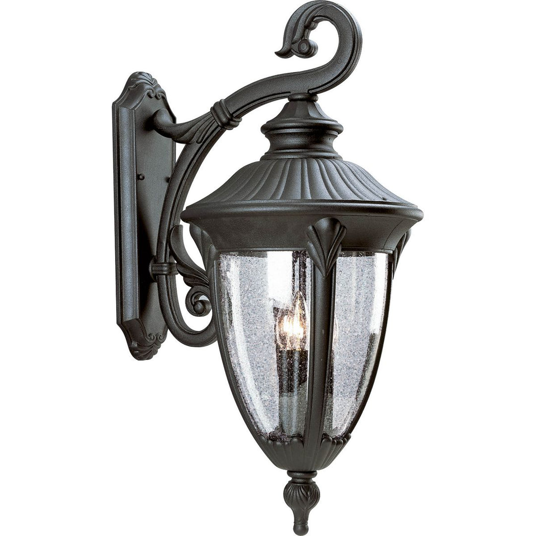 Meridian 3-60W CAND WALL LANTERN BK