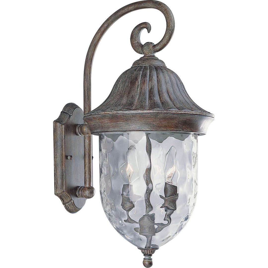 2-60W CAND WALL LANTERN Fieldstone