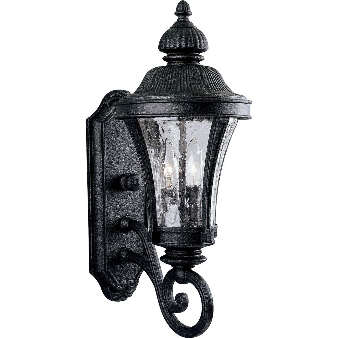 Nottington Two-Light 8in Wall Lantern BL