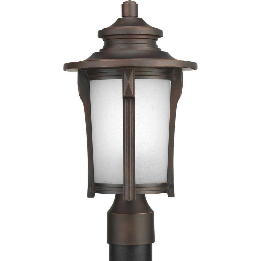 1-26W GU24 CFL POST LANTERN Brown