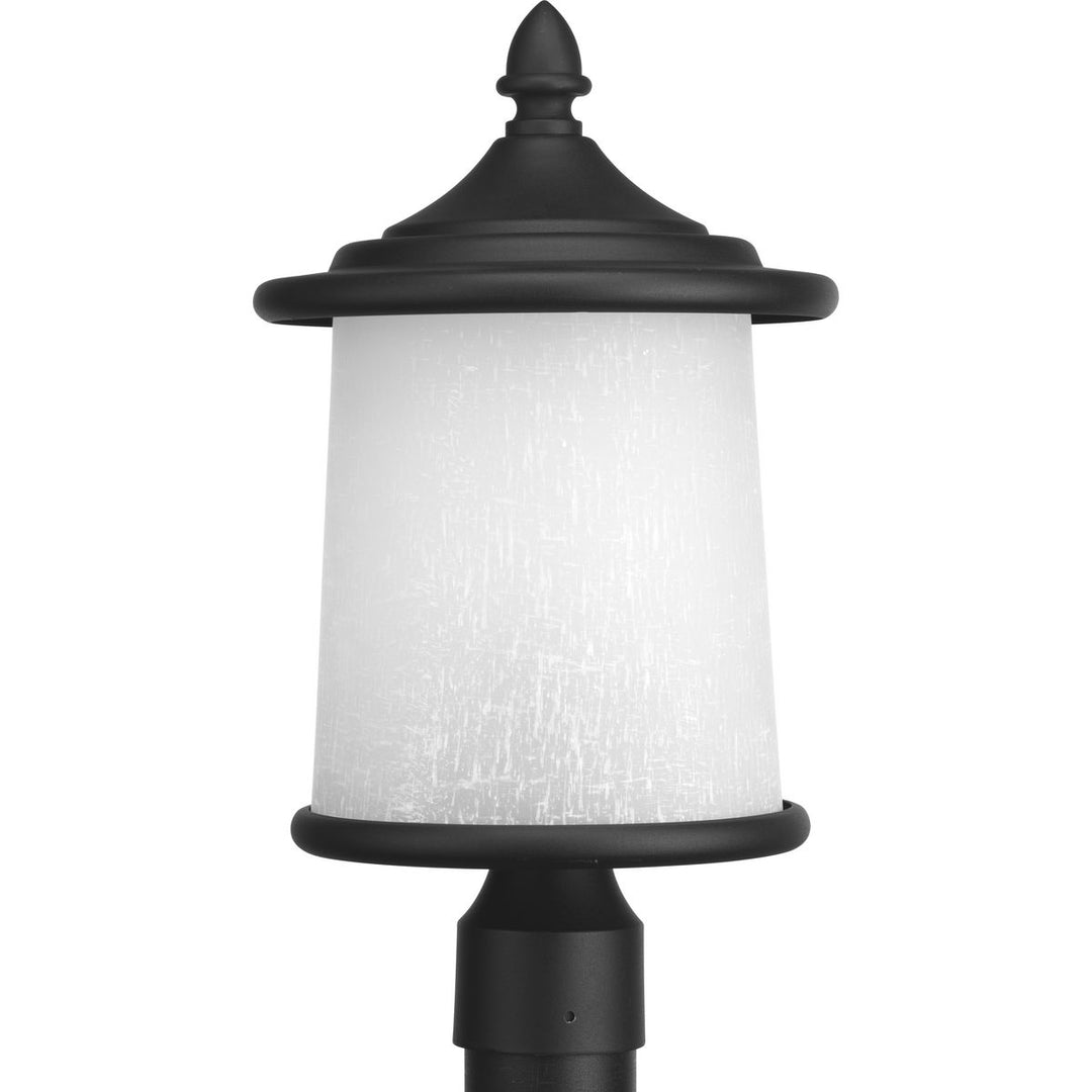 Essential 3-60W CAND POST LANTERN BK
