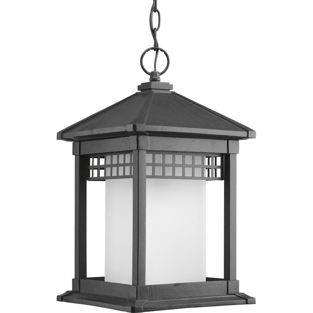 1-100W MED CHAIN HUNG LANTERN Black