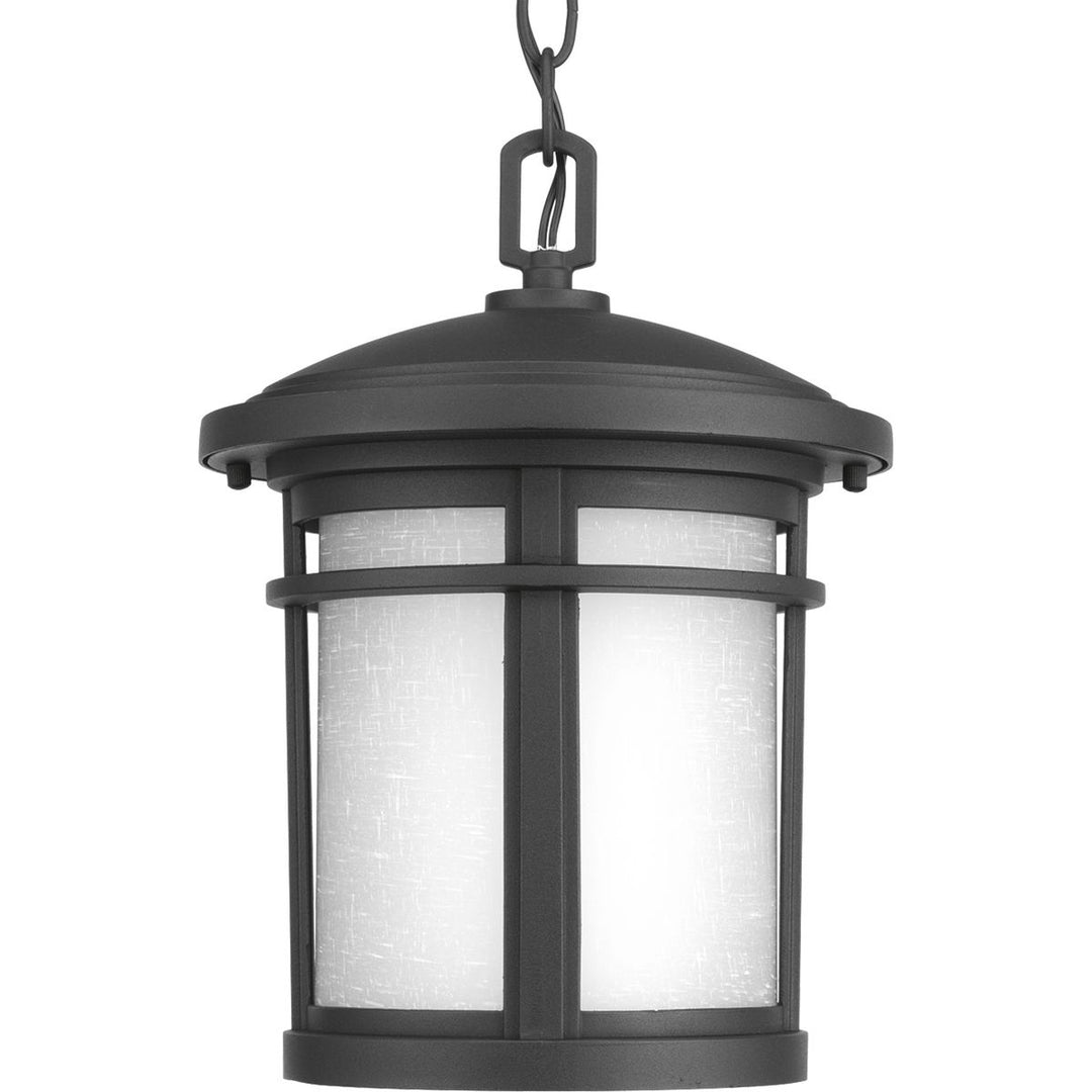 1-17W LED  HANGING LANTERN Black