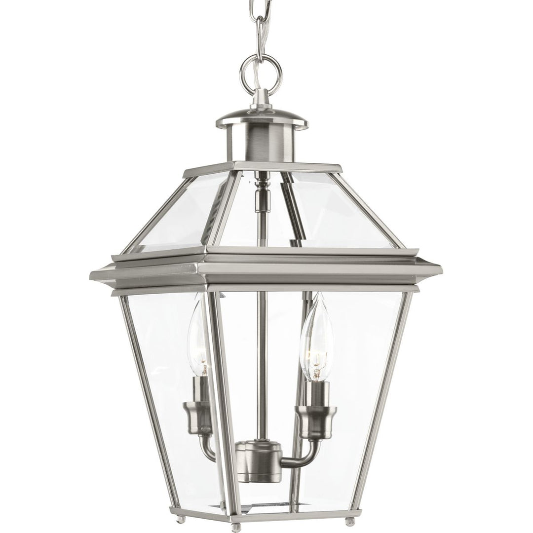 2-60W CAND HANGING LANTERN Gray