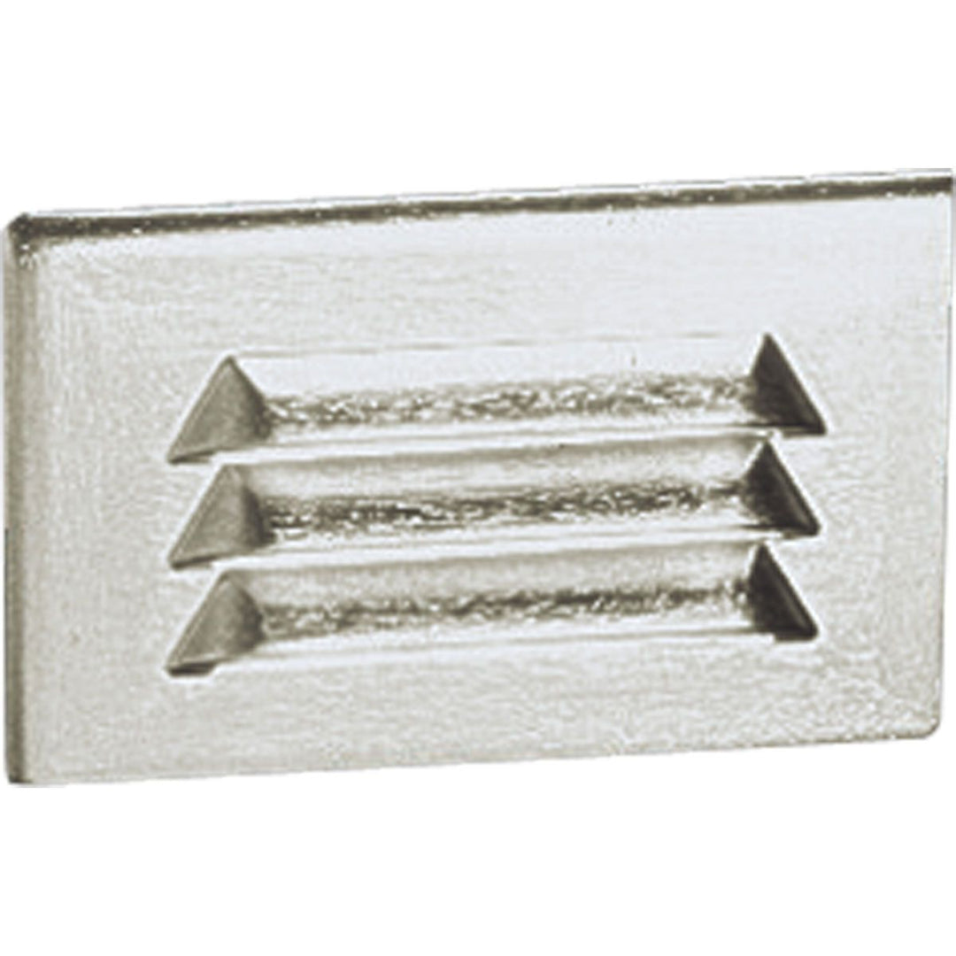 1-25W A-19 RECSD STEP LT Satin Aluminum