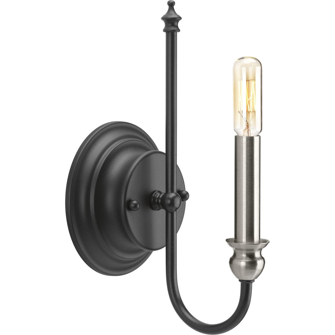 Whisp 1-60W MED WALL SCONCE GY