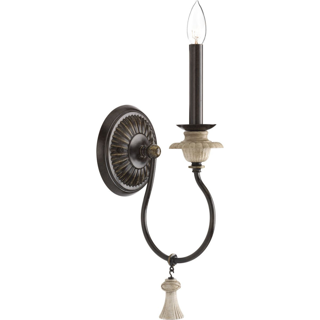 1-60W CAND WALL BRACKET Forged Bronze