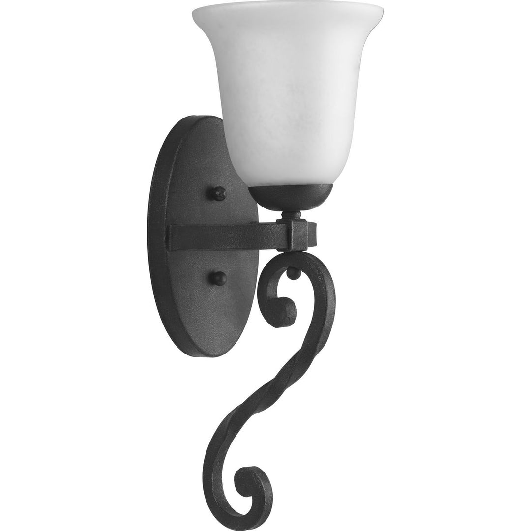 1-100W MED WALL SCONCE Gilded Iron