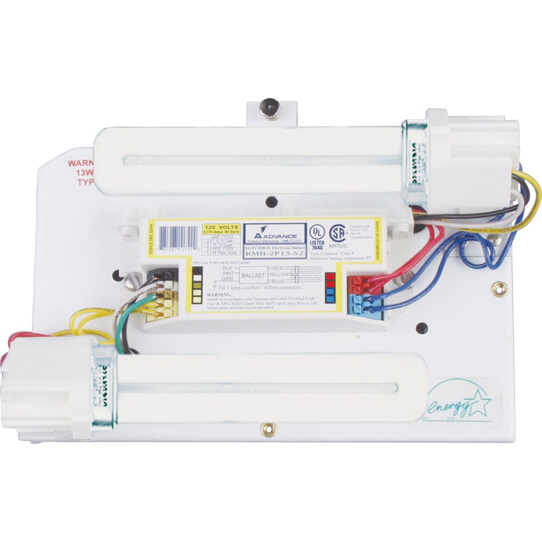 SURF MNT BACK PLT 2-13W FL White