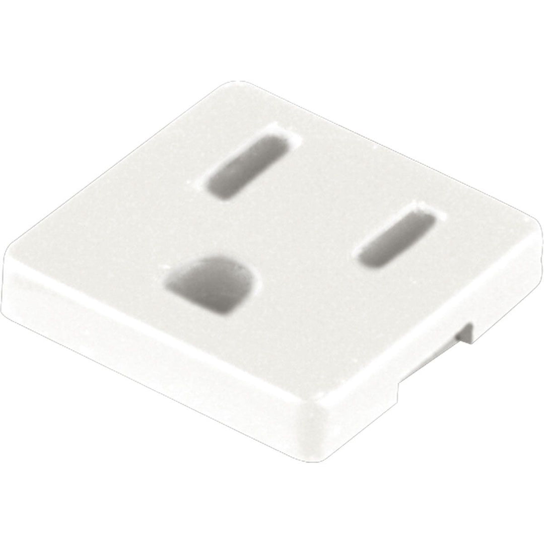 GROUNDED CONV OUTLET White