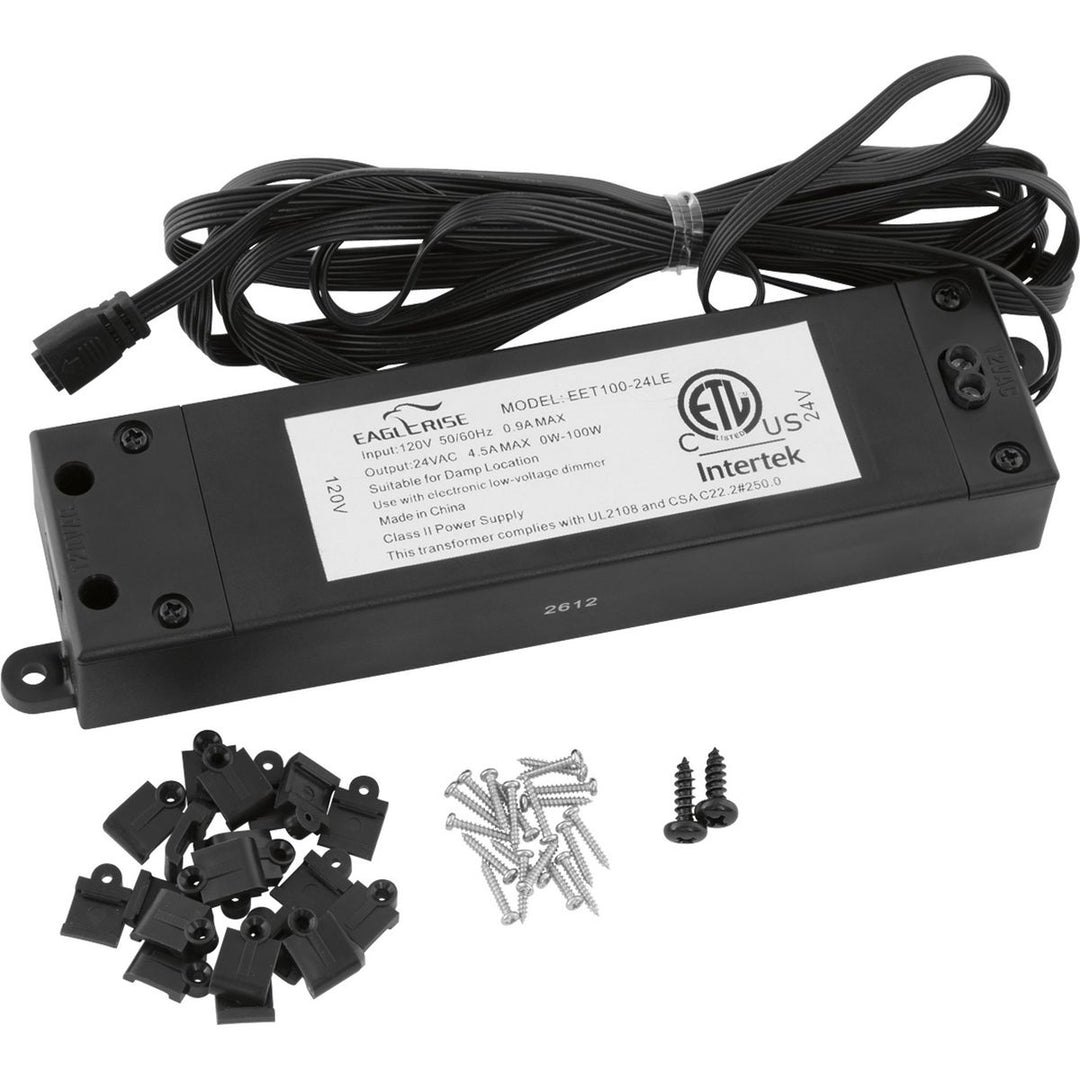 HAL4 24V 100W TAPE TRANSF Black