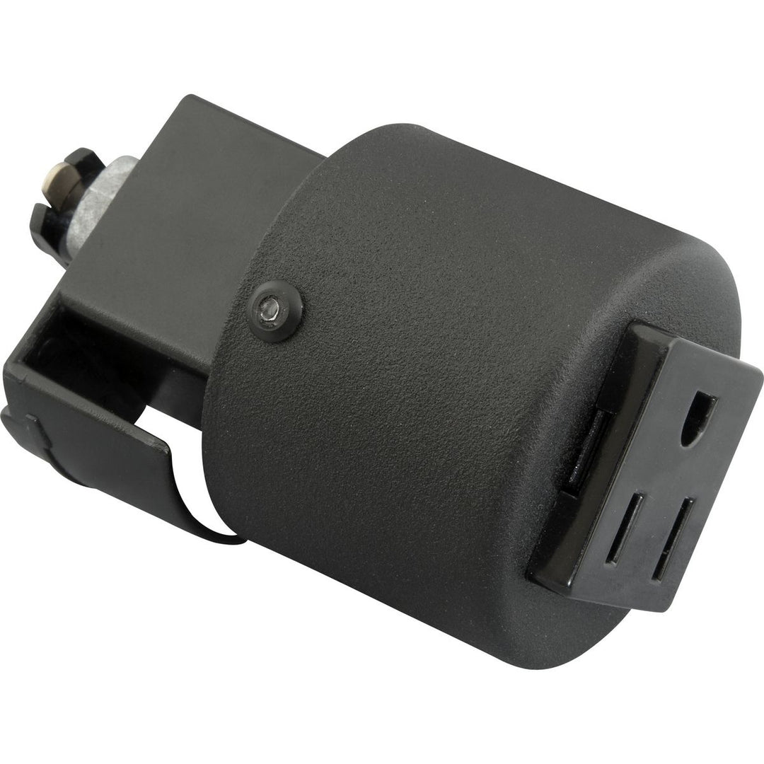 TRACK OUTLET ADAPTER Black
